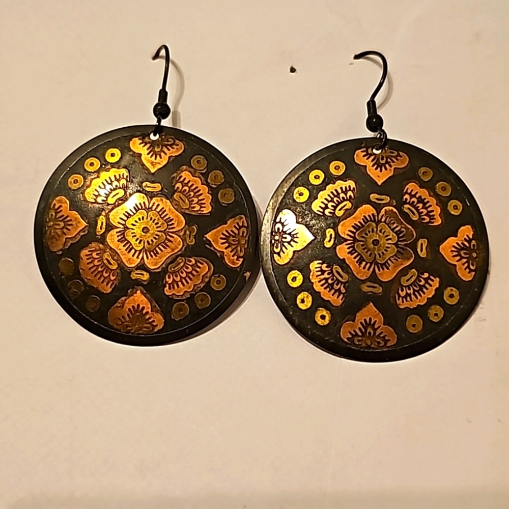 Beautiful earrings. Cute bohemian style